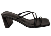 Billini Harlene Womens Comfortable Heeled Slides Sandals