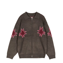 Metalwood Kiki Zip Knit Longsleeve Polo