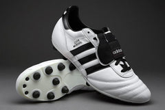 adidas Copa Mundial FG Boots - White/Black/Gold - Running White-Black
