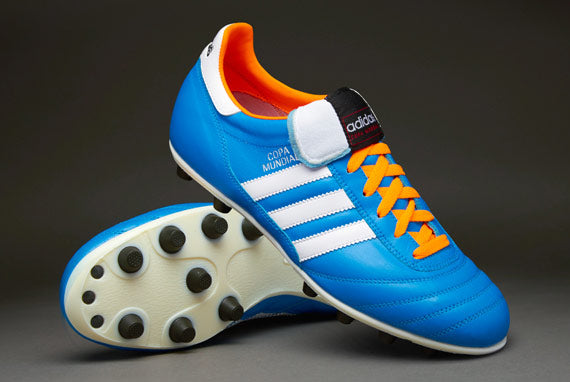 adidas Copa Mundial Samba FG - Blue/White/Zest - Solar Blue-Running White