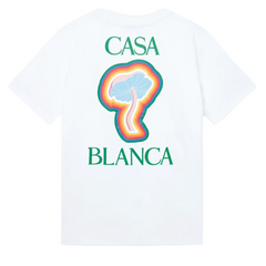 Casablanca Rainbow Mushroom T-Shirt White