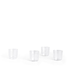 HAY Angle Glass-Set of 4 Wide 7,5cm
