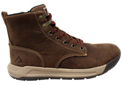Align Eddy Mens Waterproof Leather Wide Fit Comfortable Boots