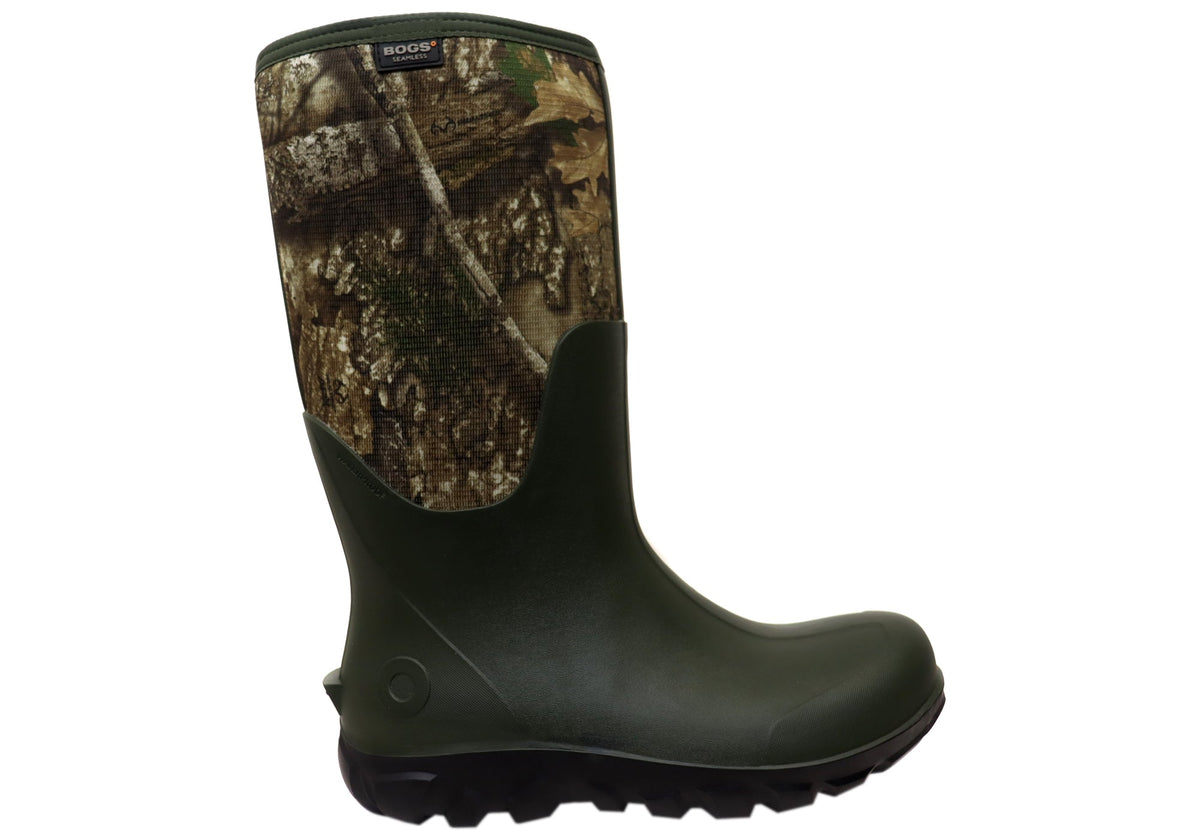 Bogs Mens Classic Camo Seamless Comfortable Gumboots