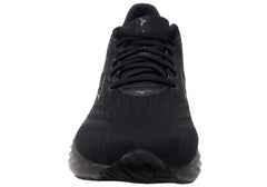 Mizuno Mens Wave Rider 28 2E Wide Fit Comfortable Running Shoes Black