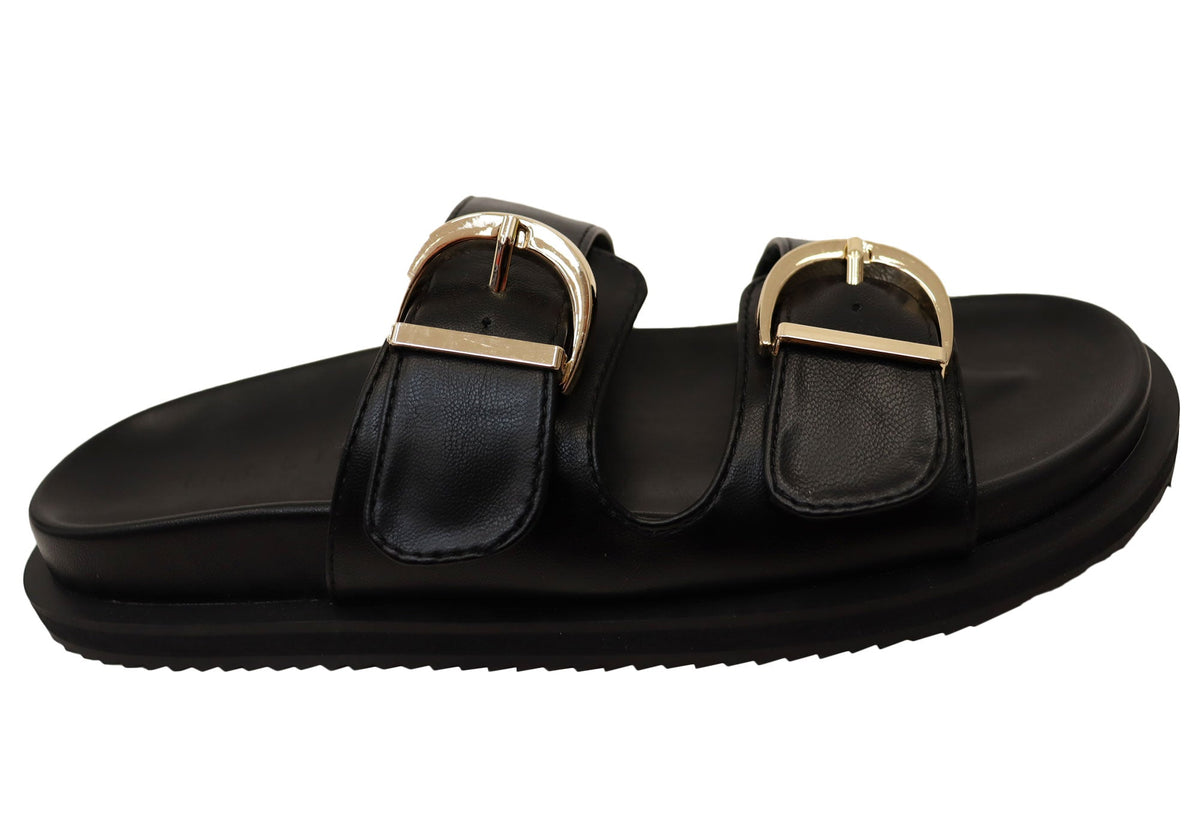 Billini Topanga Womens Comfortable Slides Sandals