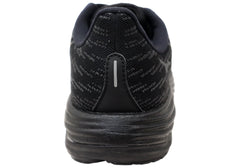 Mizuno Mens Wave Rider 29 Running Shoes 2E Wide Fit Estate Black Iron