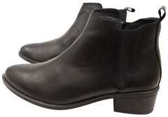 Cabello Comfort EG213 Womens Leather European Low Heel Ankle Boots
