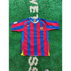 Barcelona Home Shirt 2005-06 M Eto'o #9 7/10