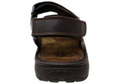 Mironneli Voyager Mens Leather Comfortable Adjustable Sandals