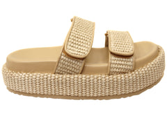 Billini Suvi Womens Comfortable Platform Slides Sandals