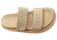 Billini Suvi Womens Comfortable Platform Slides Sandals