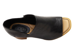 Born Sher Womens Cushioned Comfort Footbed Mid Heel Leather Sandals