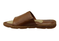 Born Playa II Womens Cushioned Comfort Footbed Leather Slides Sandals