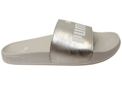 Puma Womens Leadcat 2.0 Metallic Whisper Comfortable Slides Sandals