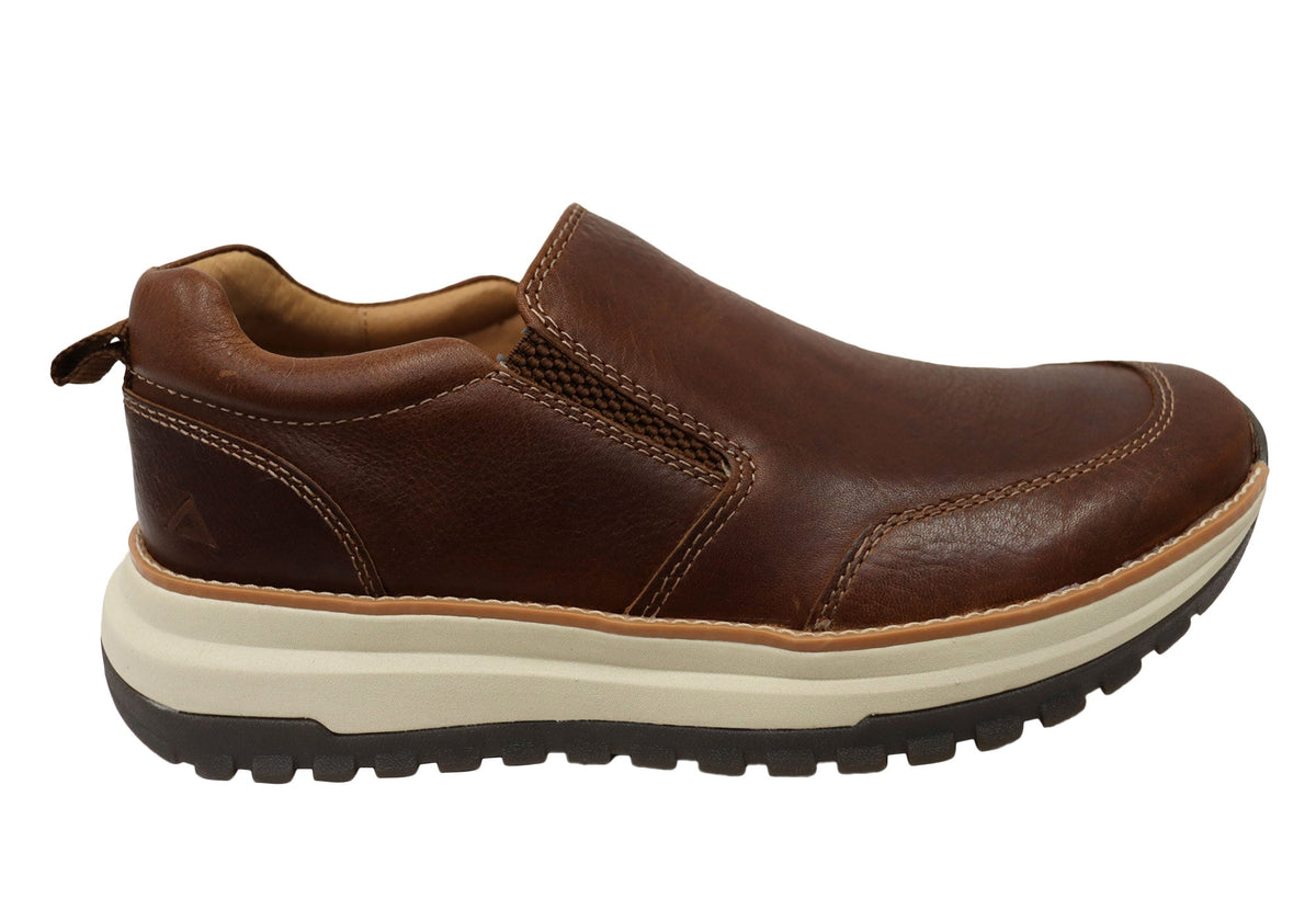 Align Buckley Mens Supportive Leather Comfortable Slip On Shoes