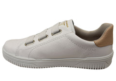 Pegada Marigold Womens Comfortable Leather Shoes Made In Brazil