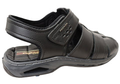 Pegada Alaric Mens Comfortable Leather Sandals Made In Brazil