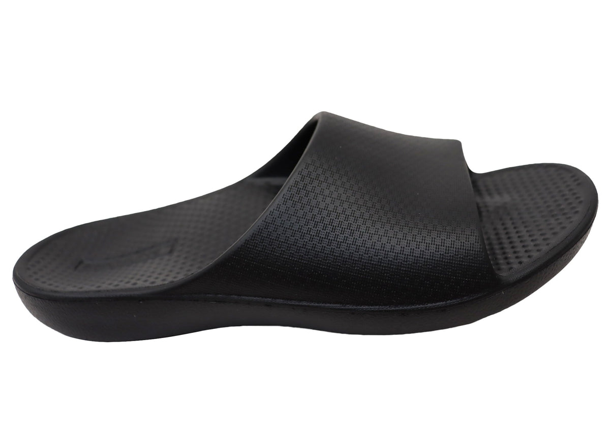 Archline Unisex Comfortable Rebound Orthotic Slides With Arch Support