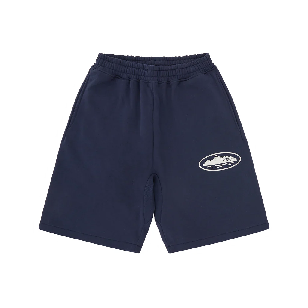 CORTEIZ ISLAND PUFF PRINT SWEATSHORT [NAVY]
