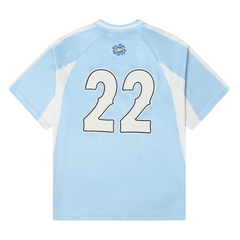 Broken Planet Market Football Jersey Light Blue