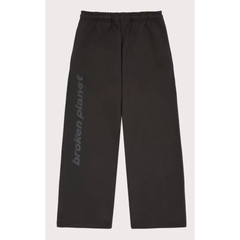 Broken Planet Repair Service Wide Leg Sweatpants Soot Black