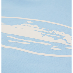 Corteiz Island Puff Print Zip Hoodie Baby Blue