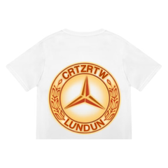 Corteiz Benz T-shirt White/Orange