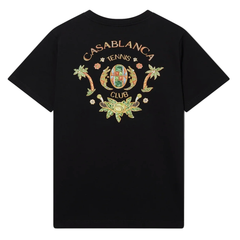 Casablanca Joyaux D'afrique Tennis Club T-Shirt Black