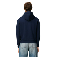 Ami Paris Ami De Coeur Small Logo Hoodie Navy/Red