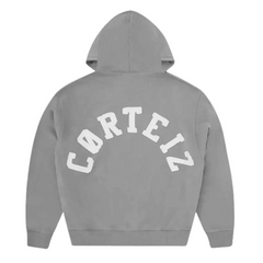 Corteiz Colly Arch Zip Hoodie Pewter