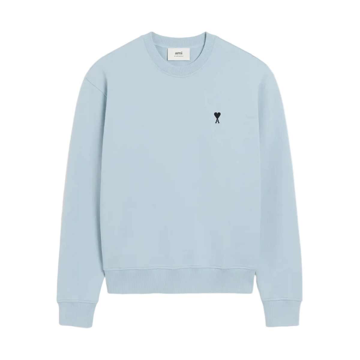 Ami Paris Ami De Couer Crewneck Sweatshirt Ciel