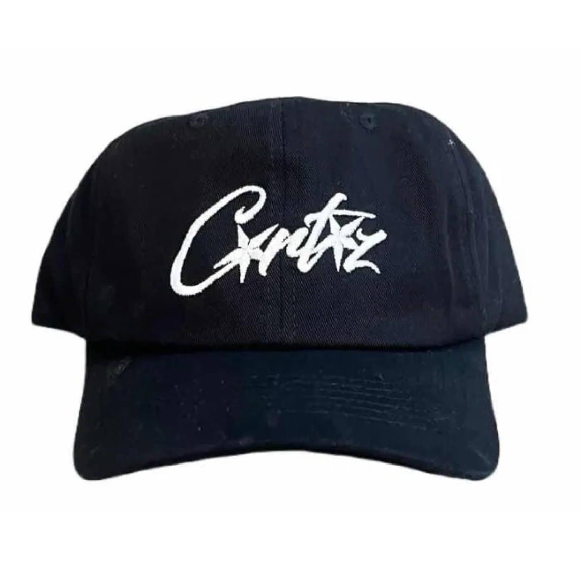 Corteiz 6-Panel Cap Black
