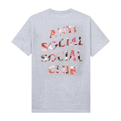 Anti Social Social Club Bed Tee Grey