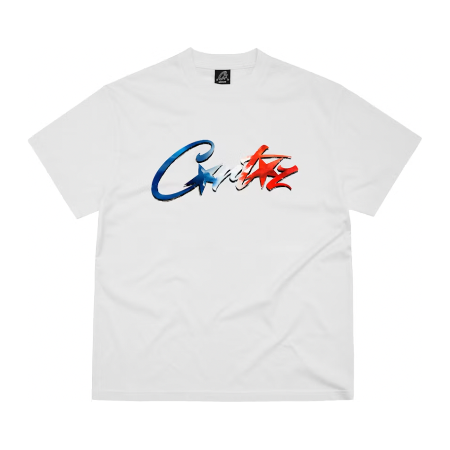 Corteiz Francais Allstarz Tee White