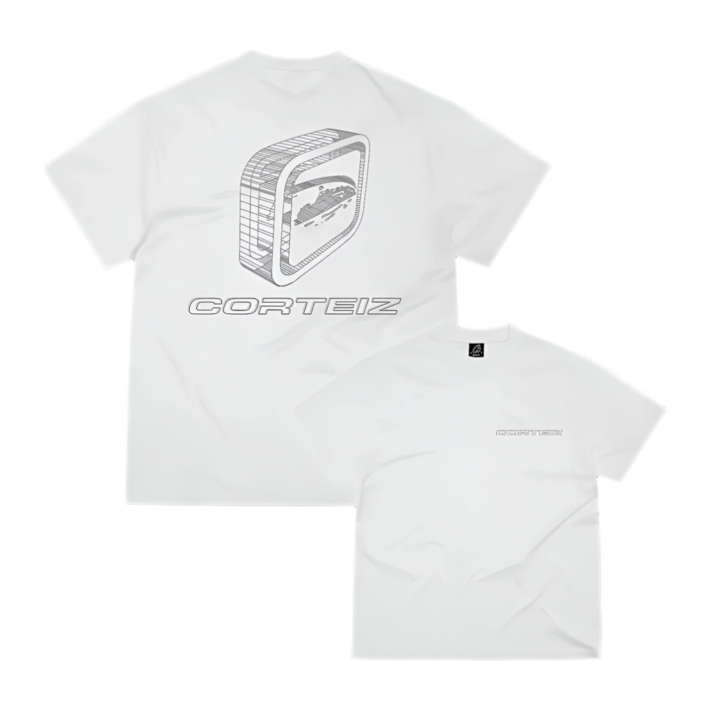 Corteiz Blueprint Tee White