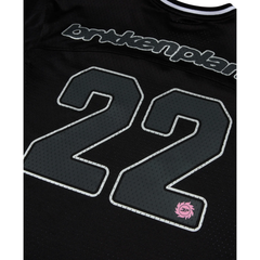 BROKEN PLANET REVERSIBLE MESH JERSEY BLACK WHITE