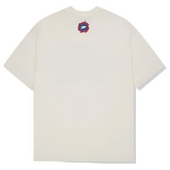 Broken Planet Star T-Shirt Vanilla White