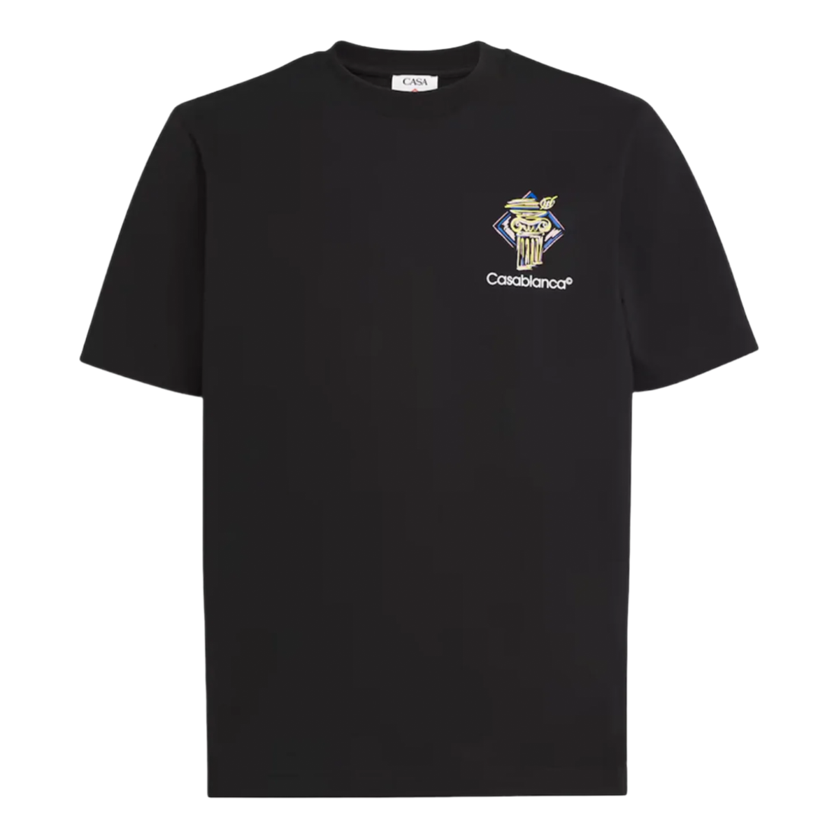 Casablanca Diamond Column T-Shirt Black