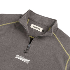 Metalwood Contrast Stitch 1/4 Zip Pullover