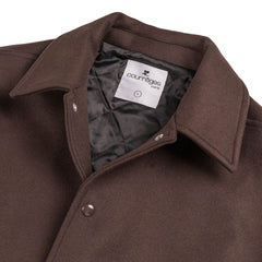 Courreges Embroidered Wool & Silk Overshirt