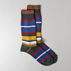 Anonymous Ism Multi Stripes Crew Socks