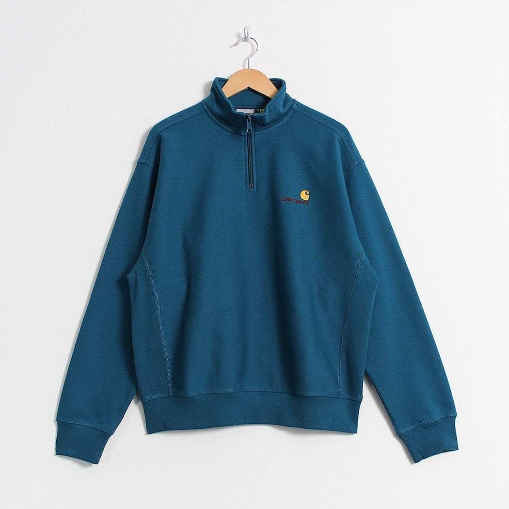 Carhartt WIP American Script Half Zip Sweatshirt