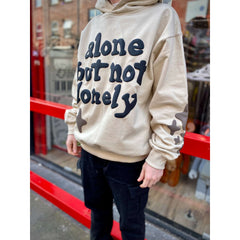 Broken Planet Market Alone But Not Lonely Hoodie White