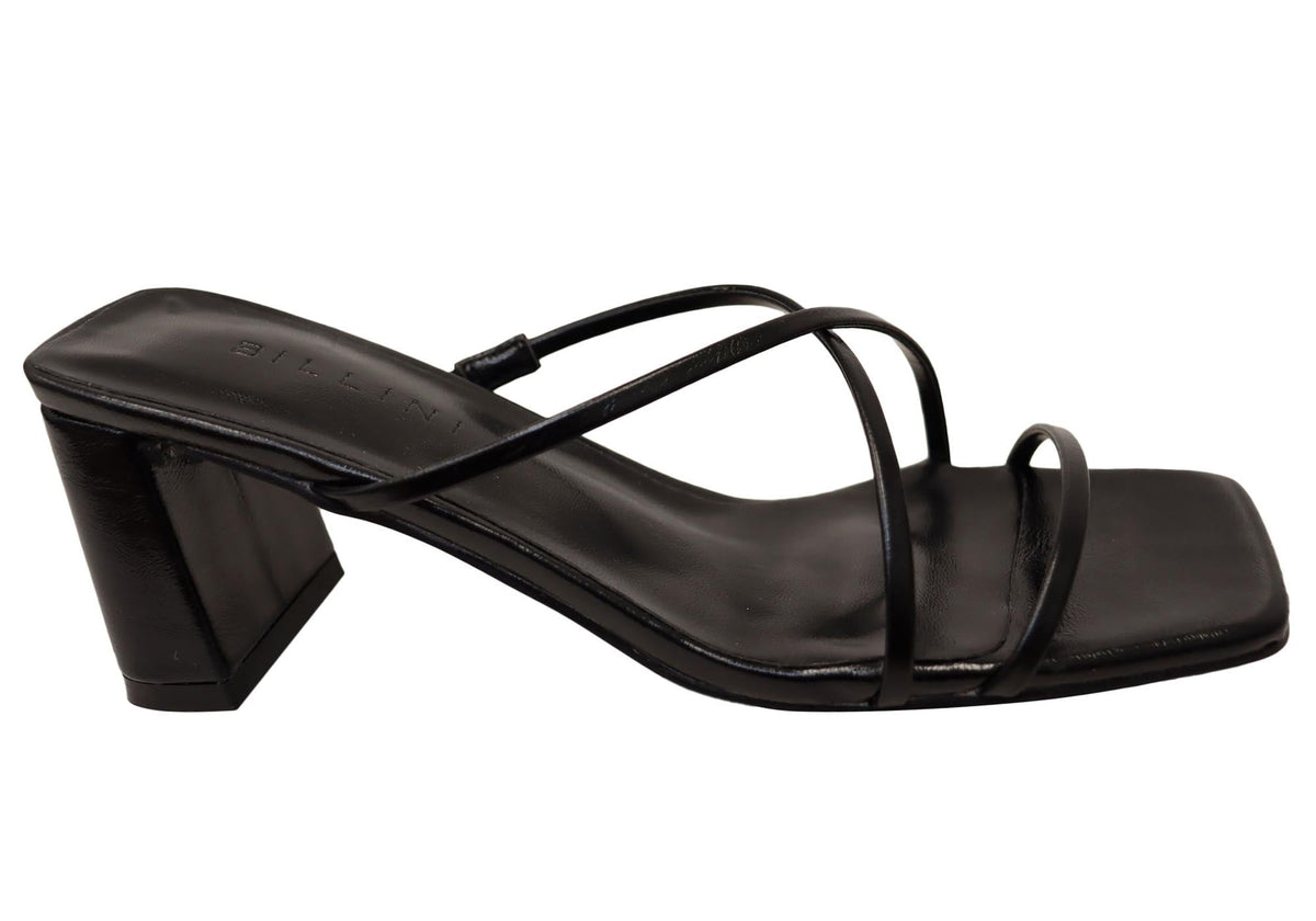 Billini Harlene Womens Comfortable Heeled Slides Sandals