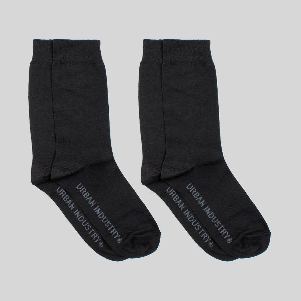 Urban Industry 2 Pack Crew Socks